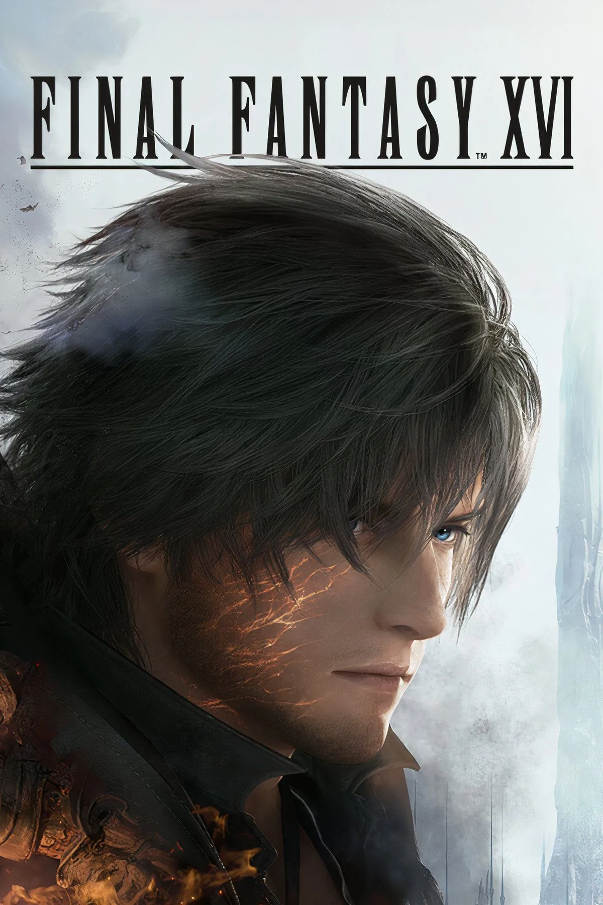 Cảnh chiến đấu hoành tráng trong Final Fantasy 16 với hiệu ứng phép thuật ấn tượng.