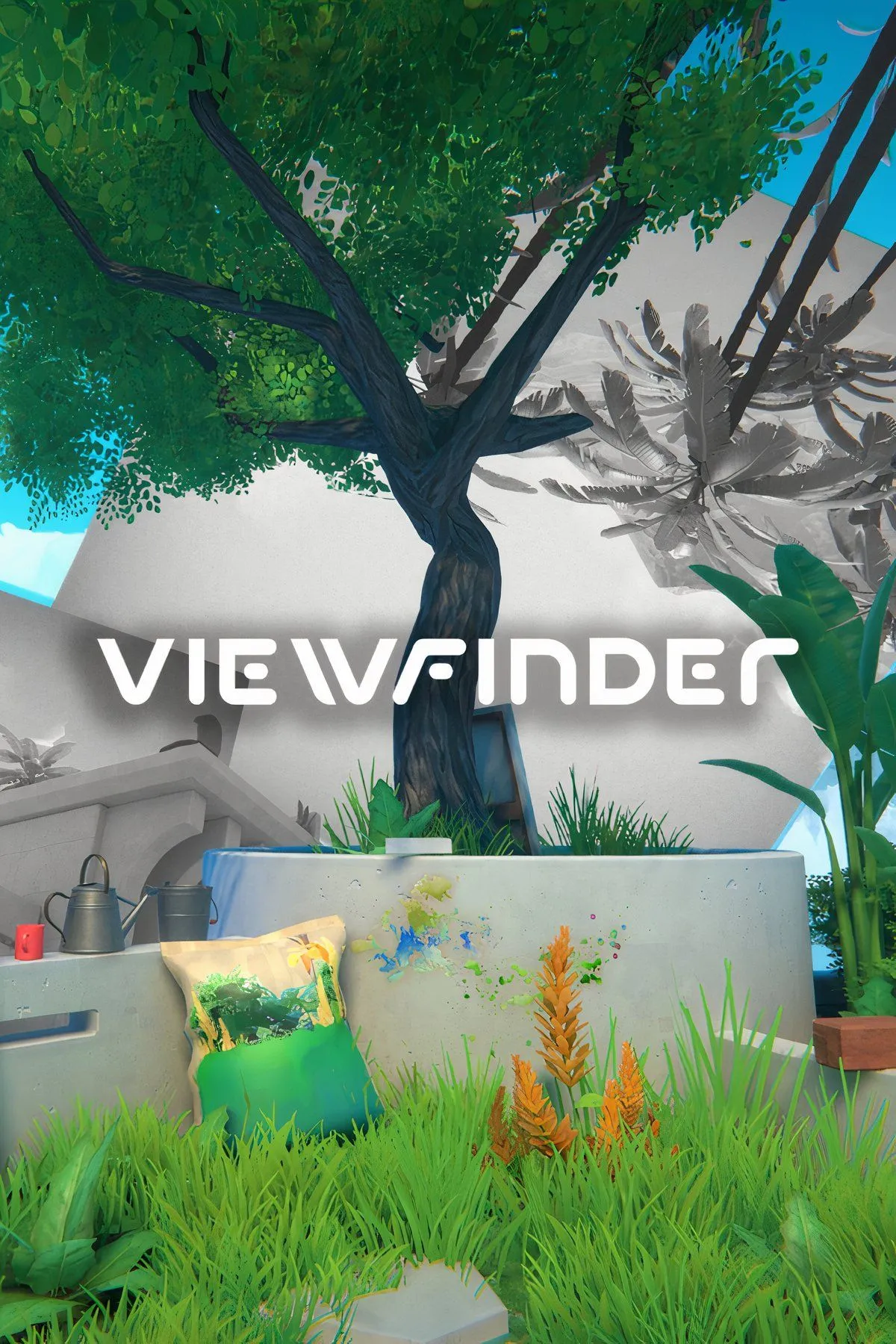 Cơ chế độc đáo của Viewfinder khi đặt ảnh để thay đổi thế giới game