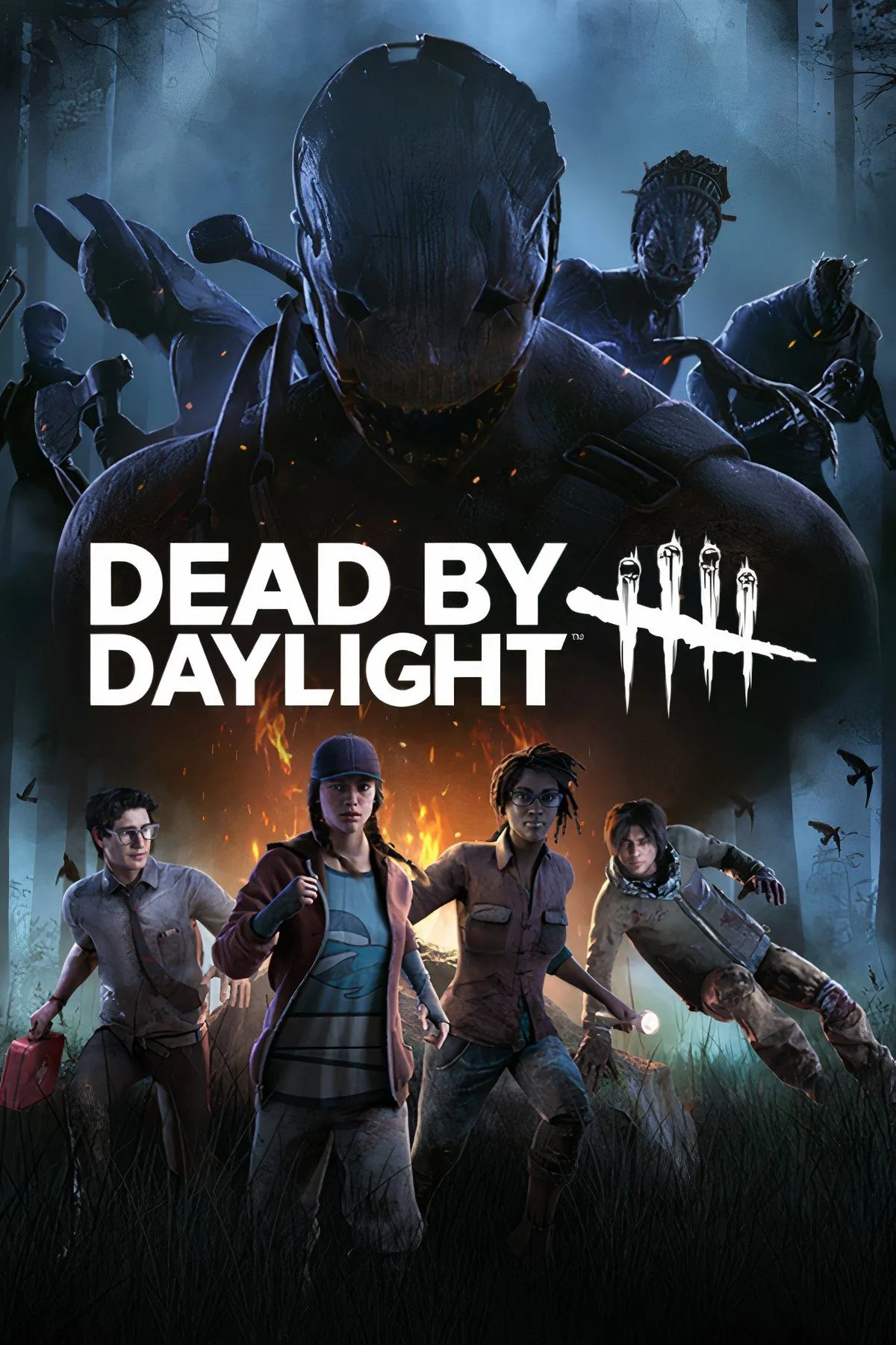 Giao diện người chơi trong Dead by Daylight hiển thị các vật phẩm đang sử dụng và tình trạng của trận đấu, với một hộp công cụ Alex's Toolbox.