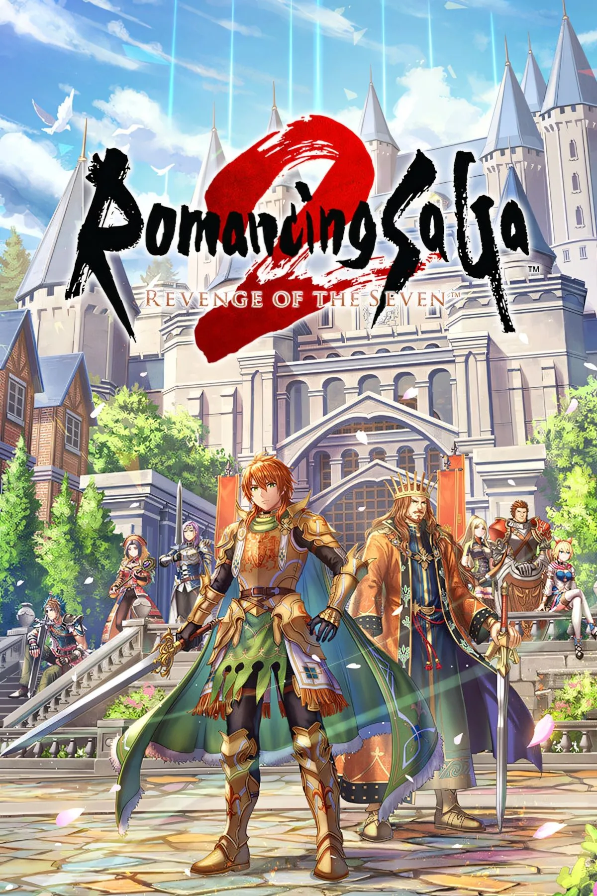 Hình ảnh bìa game Romancing SaGa 2: Revenge of the Seven, một tựa JRPG phá cách