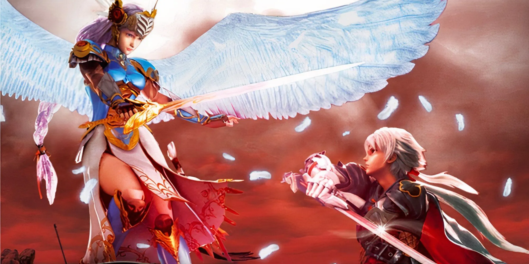 Hình ảnh quảng bá với các nhân vật trong Valkyrie Profile Covenant Of The Plume