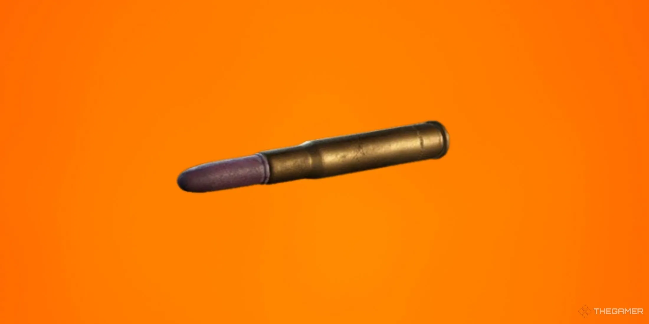 Hộp đạn Subsonic Ammo trong Sniper Elite: Resistance, được thiết kế để bắn lén, nổi bật trên nền cam chuyển sắc.
