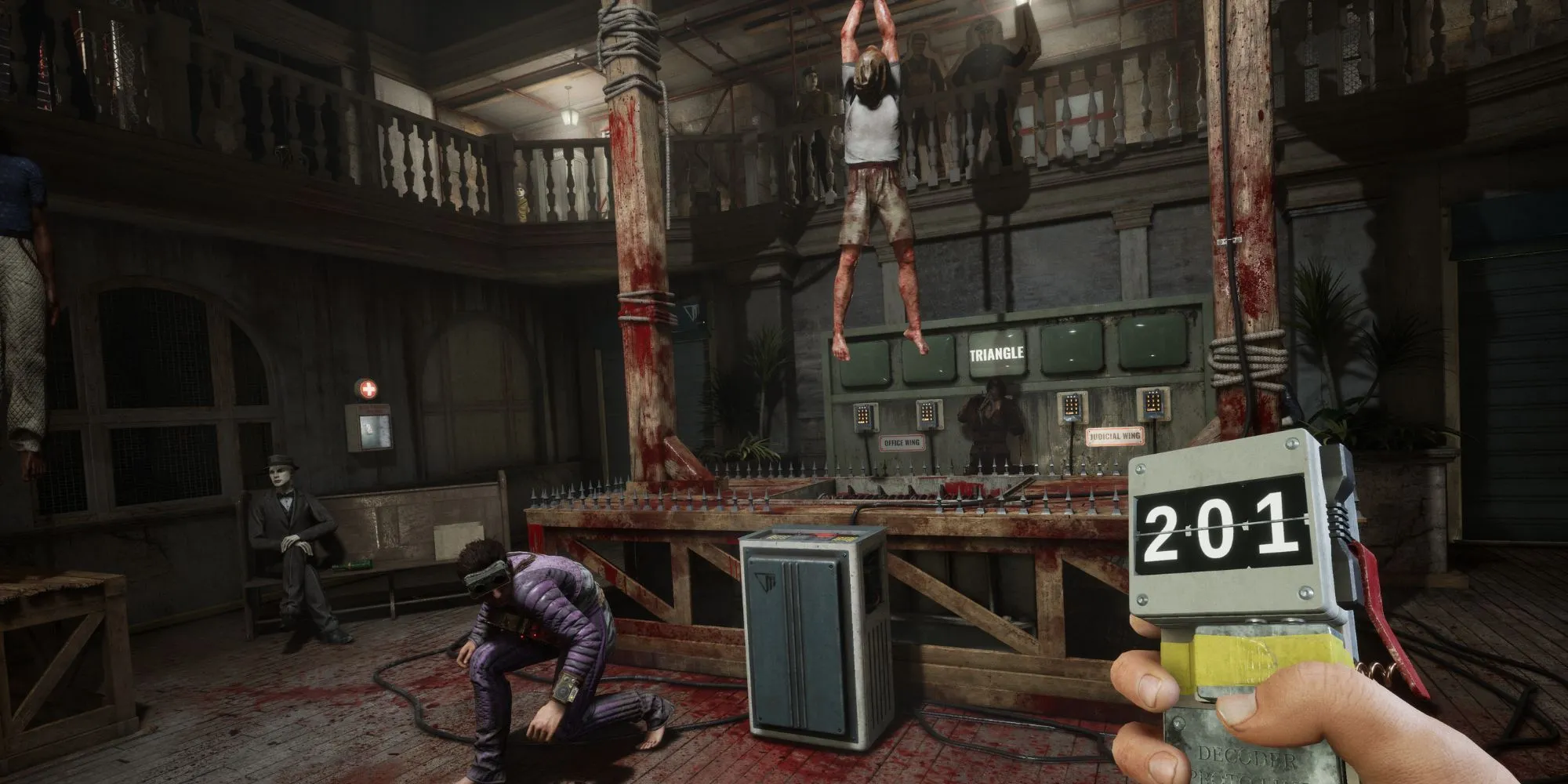 Minh họa màn hình hệ thống Rebirth trong The Outlast Trials