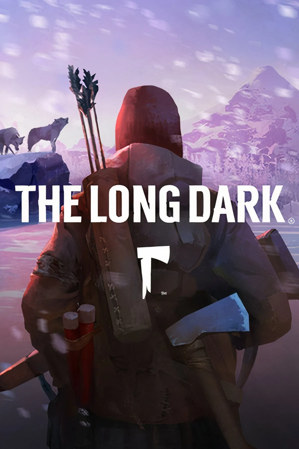 Một người sống sót đang đi bộ trên con đường phủ đầy tuyết trong The Long Dark.