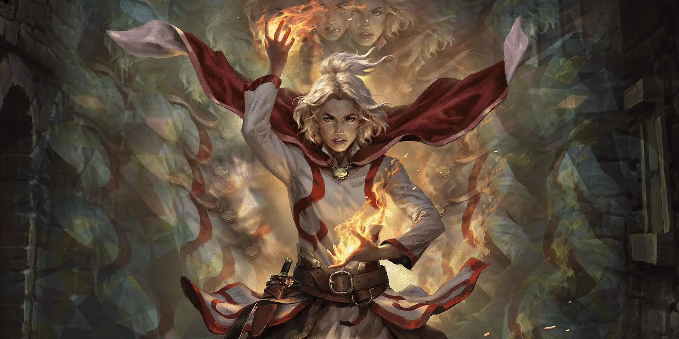 Nữ pháp sư Delina sử dụng nguồn Wild Magic tạo ra những điều kỳ diệu khó đoán trong Dungeons &amp; Dragons.