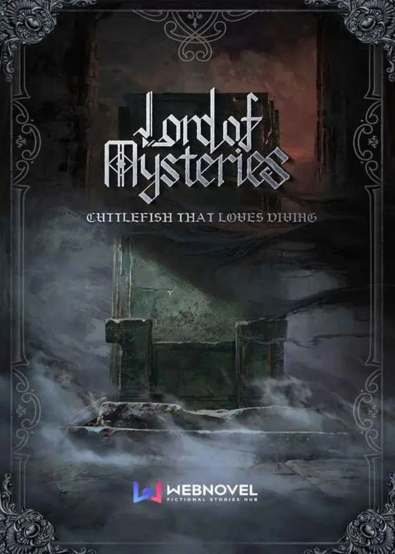Poster chính thức của anime Lord of Mysteries với các nhân vật trung tâm, thể hiện phong cách giả tưởng bí ẩn và ma thuật