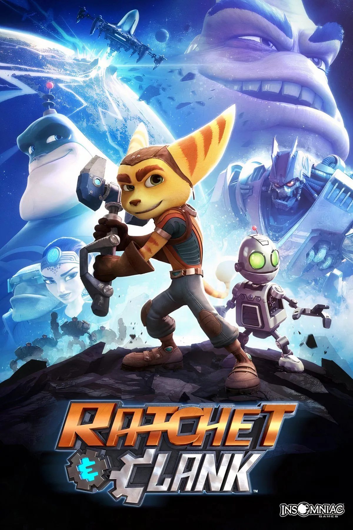 Ratchet và Clank với đồ họa hoạt hình trong bản remake năm 2016