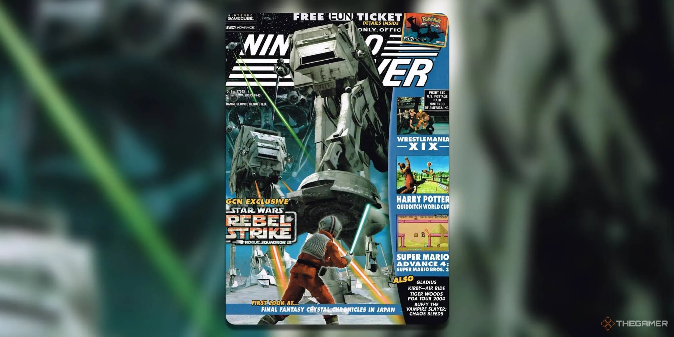 Tạp chí Nintendo Power số 173, ấn bản tháng 11 năm 2003, với Star Wars Rebel Strike.