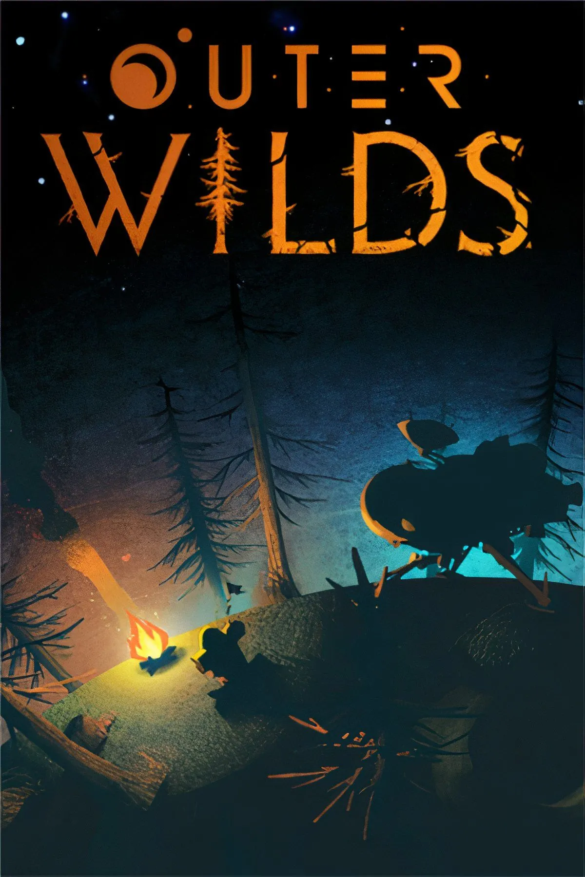 Tàu không gian của người chơi đang bay lượn gần một hành tinh trong Outer Wilds.