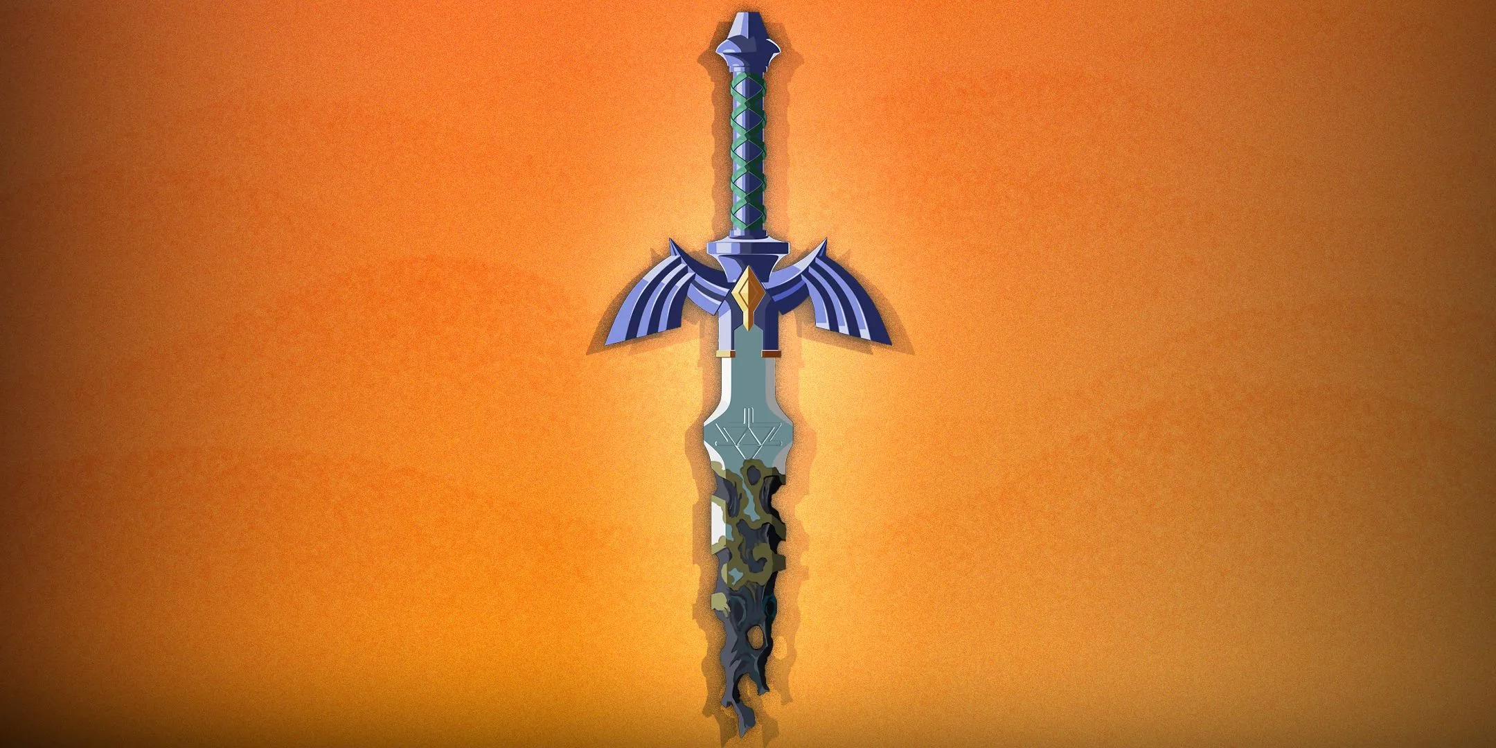 Thanh Kiếm Master Sword với ánh sáng xanh đặc trưng của The Legend of Zelda