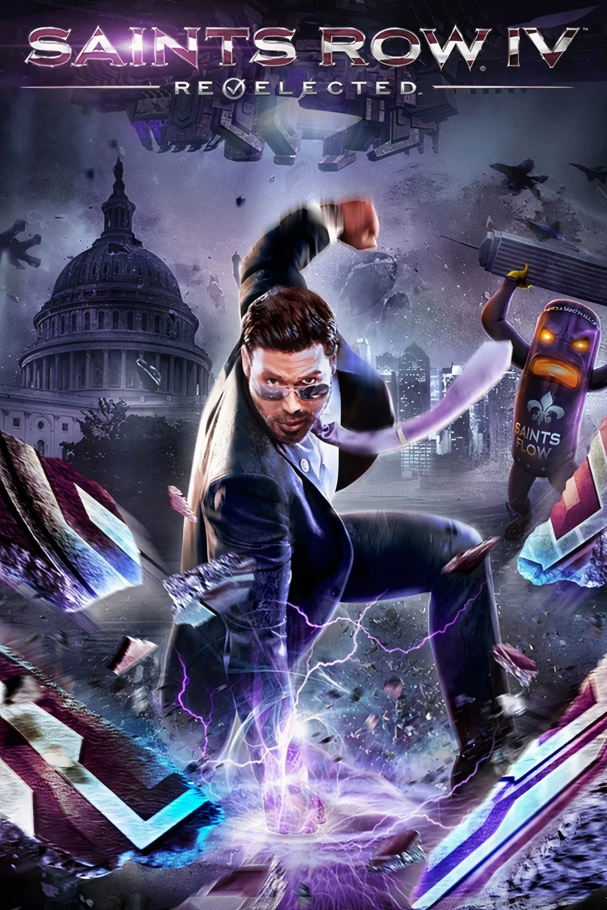 Tổng thống Mỹ sử dụng siêu năng lực trong thế giới giả lập của Saints Row 4