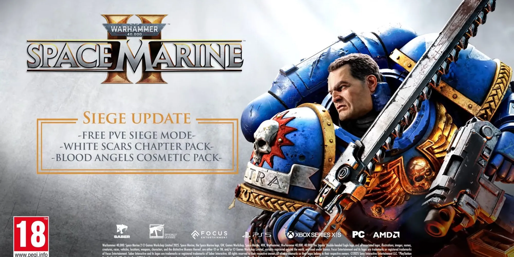 Warhammer 40k Space Marine 2: Ảnh quảng bá nhấn mạnh hành động trong Cập nhật Siege