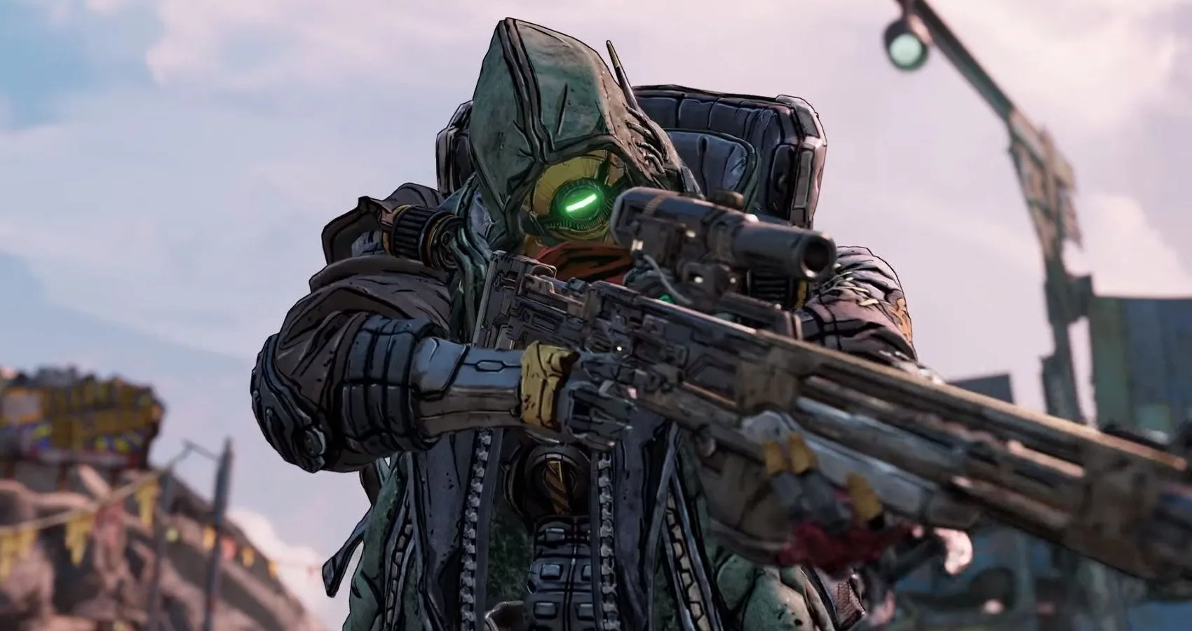 FL4K, nhân vật Vault Hunter trong Borderlands 3, sử dụng súng bắn tỉa