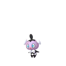 Gothita Shiny trong Pokemon GO có màu tím nhạt