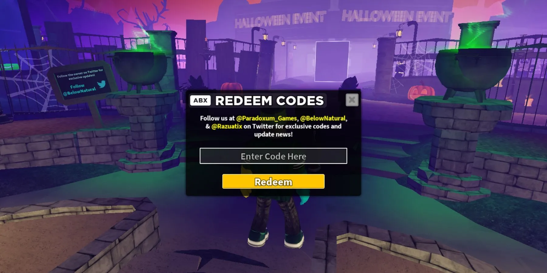 Hướng dẫn chi tiết cách nhập code Tower Defense Simulator trên Roblox thông qua biểu tượng Twitter (X)