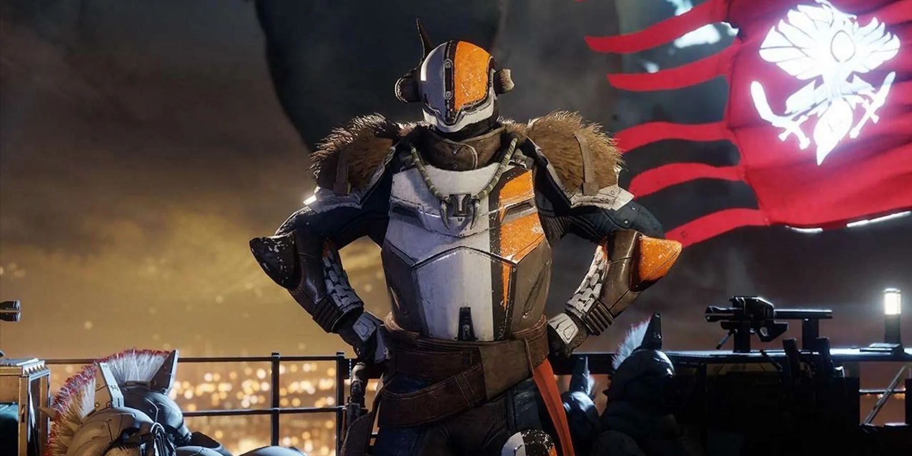 Lord Shaxx, người dẫn dắt các hoạt động Crucible trong Destiny 2