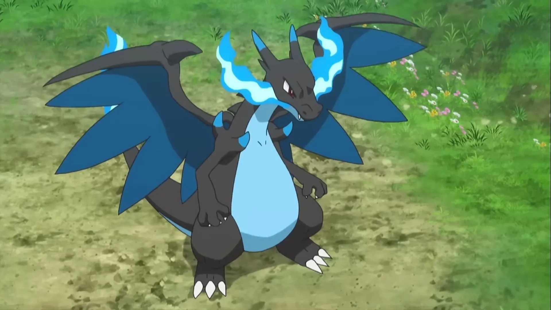 Mega Charizard X hùng dũng thể hiện sức mạnh trong Pokemon Unite