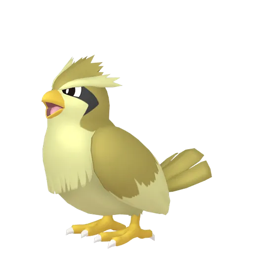 Pidgey phiên bản Shiny trong Pokemon GO có màu vàng