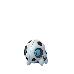 Pokémon Aron với bộ giáp kim loại màu xám trong Pokemon GO