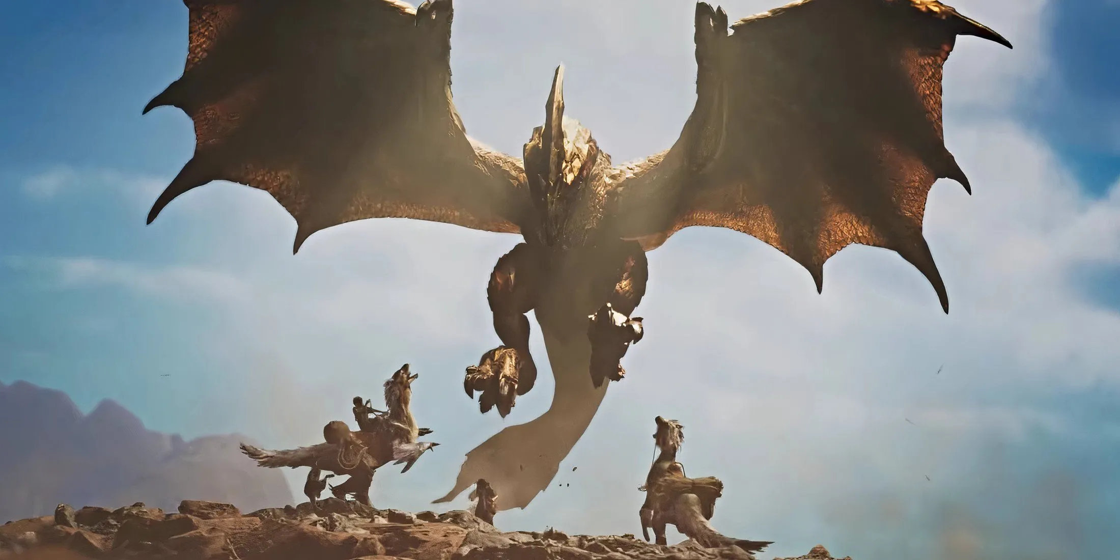 Quái vật Seregios trong Monster Hunter Wilds, tựa game đang gây tranh cãi về doanh số